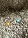 Floral hair pin set