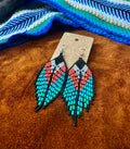 First Touch of Sunset - Feather design