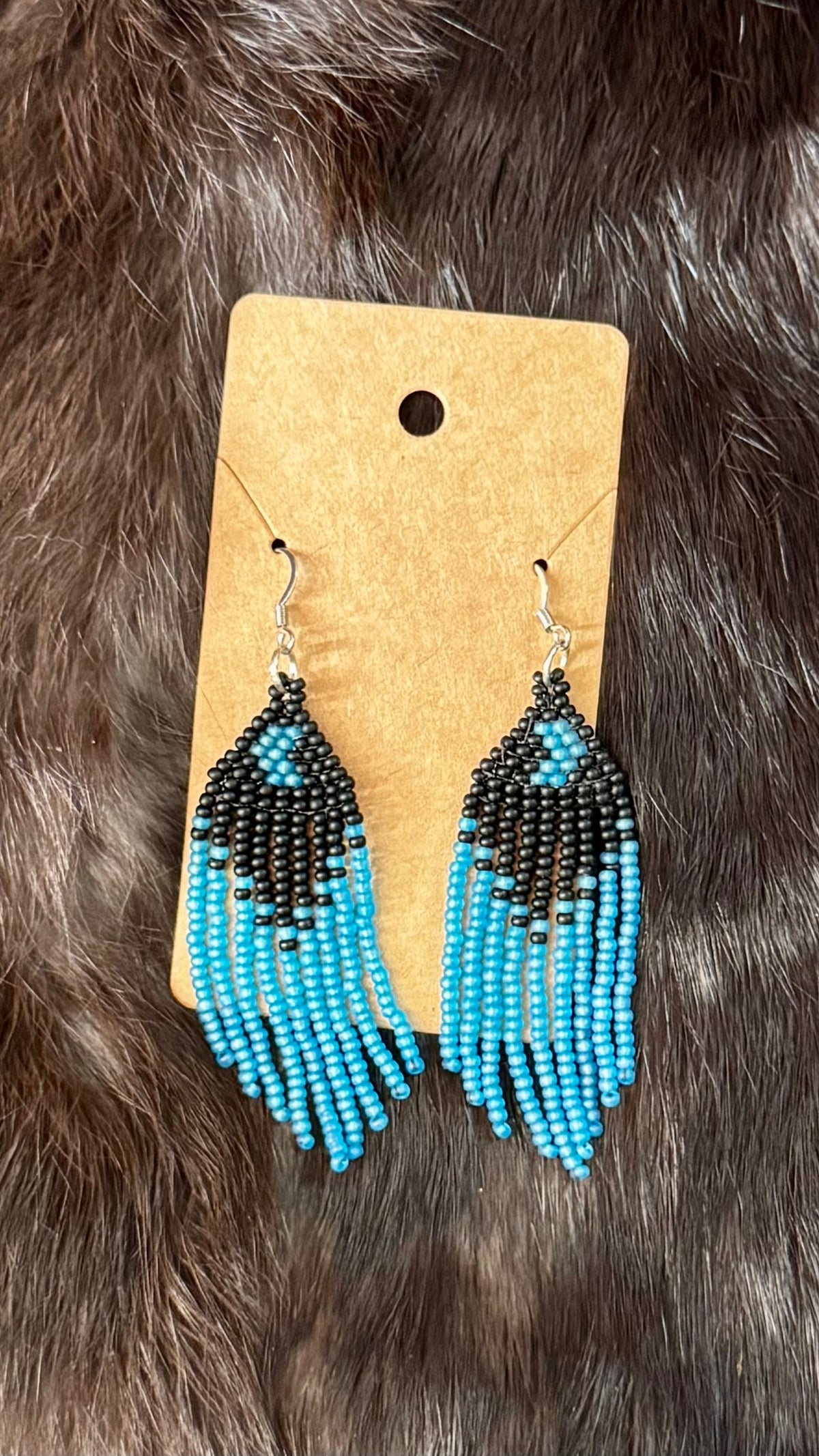 Mini Moons - Indigenous Made Seed Bead Earrings